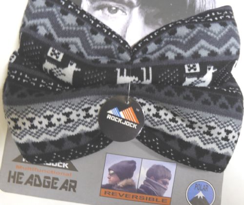 Rock Jock Neckwarmer AH478 (Black/White)